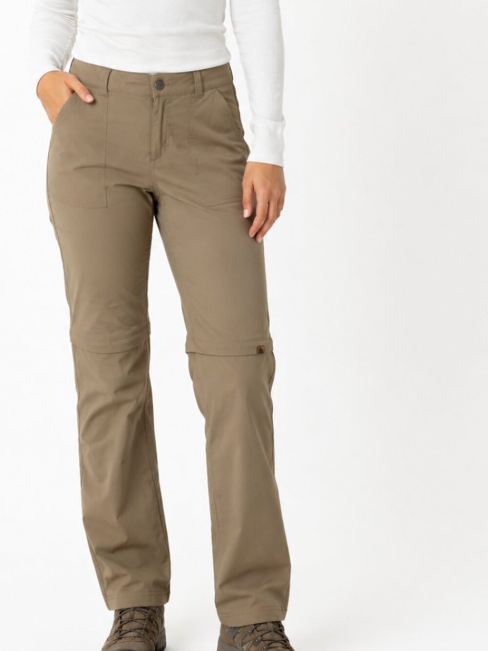 prAna Convertible Hiking Pants Tan Khaki Size 12